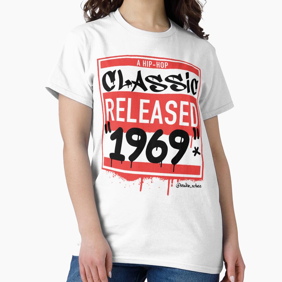 1969 Hip Hop born year artwork for all old school Hip Hop lovers. by studioochee03
