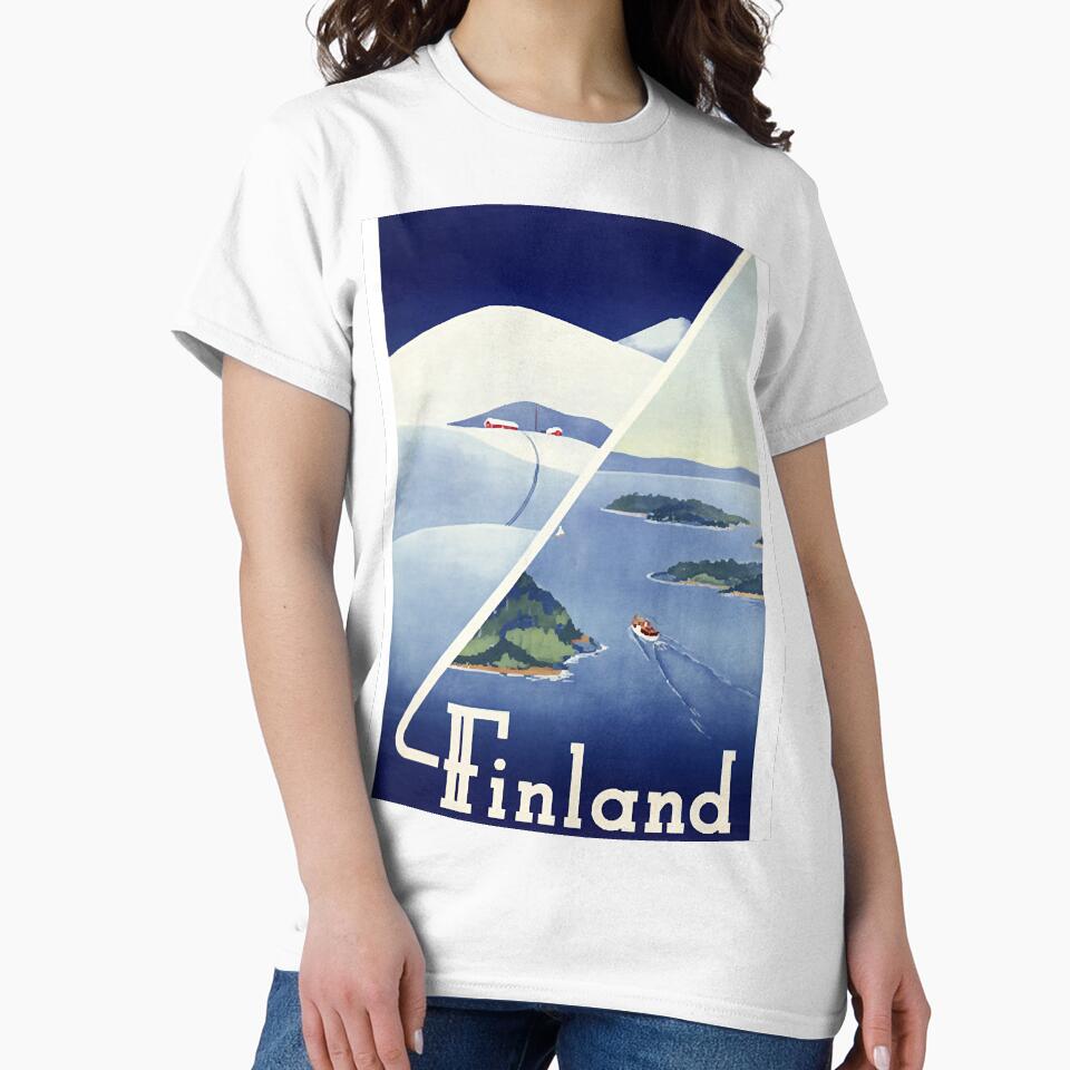 Vintage Travel Poster Finland by nyCatron00