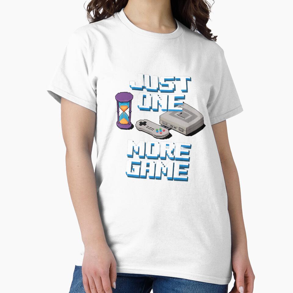 Just One More Game Gaming Quote for Hardcore Gamers and Fans by Evolved Ape