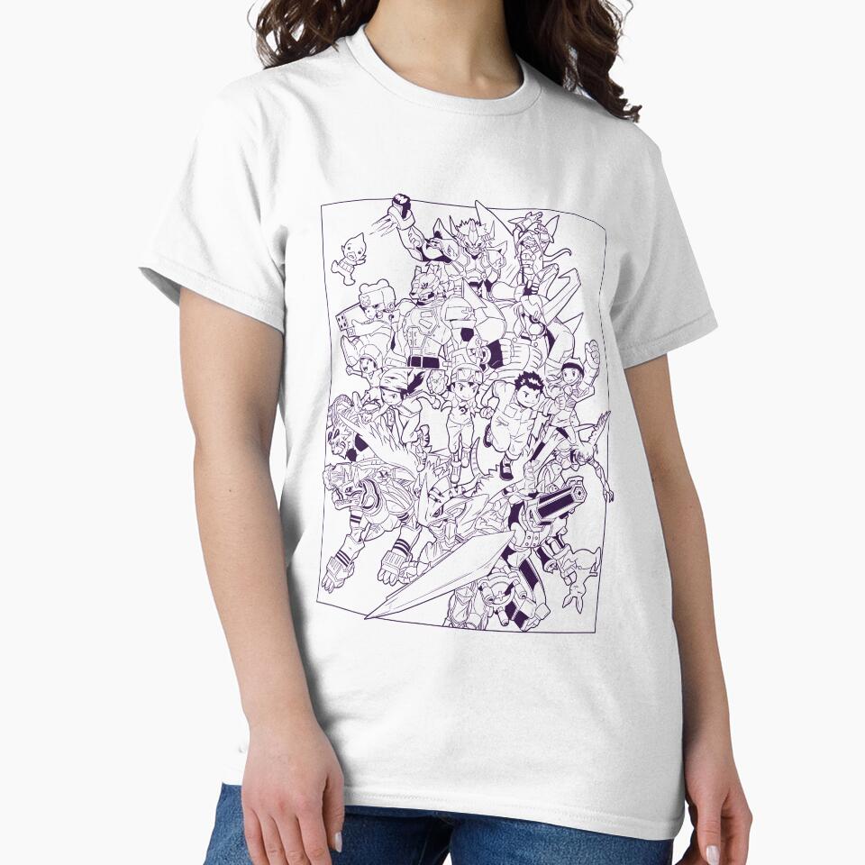 Digimon Frontier Tee by Natalee Ryan