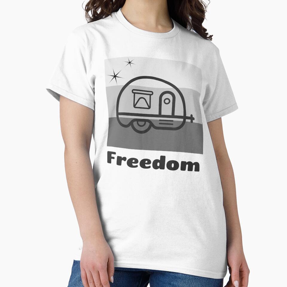 Camping Freedom Trailer, Camp Life, Outdoor Life, Love Outdoors, Nature Lover Gift by IrvineCreek