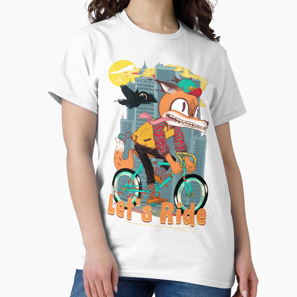 Funny Fox Cycling Bicycling Gift by SweetbeStore