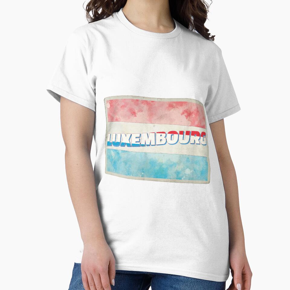 Luxembourg Vintage style retro souvenir by DeveloperProp0