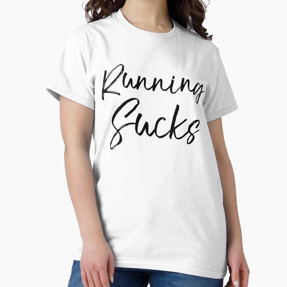 Running Sucks Funny Workout Quote by TNDesignStudio