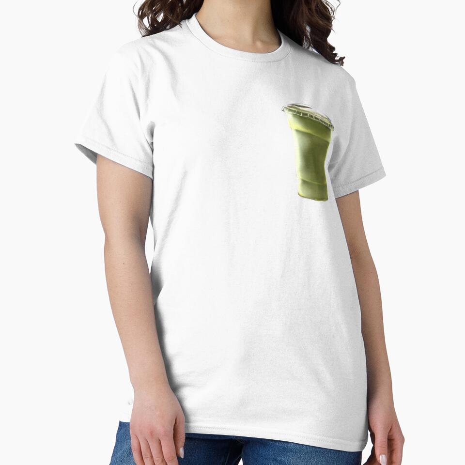 Green Matcha Drink Aesthetic by vladlenartist