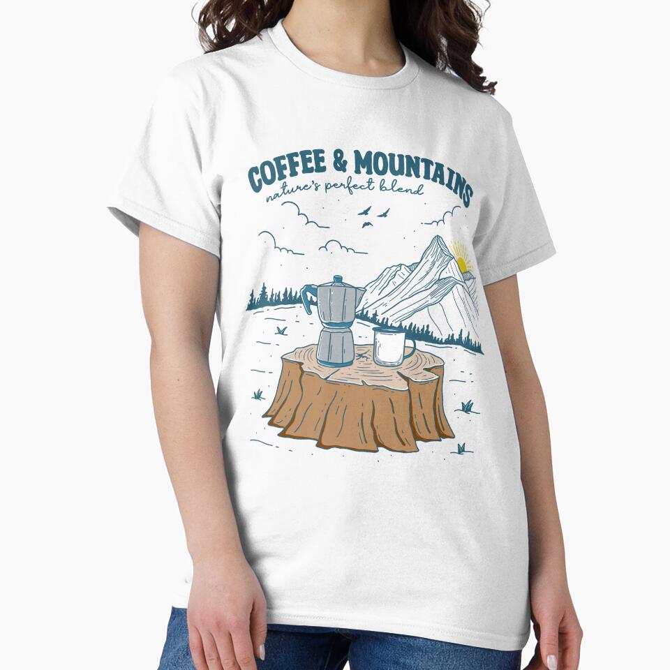 Coffee and Mountains by ethnicdrawing