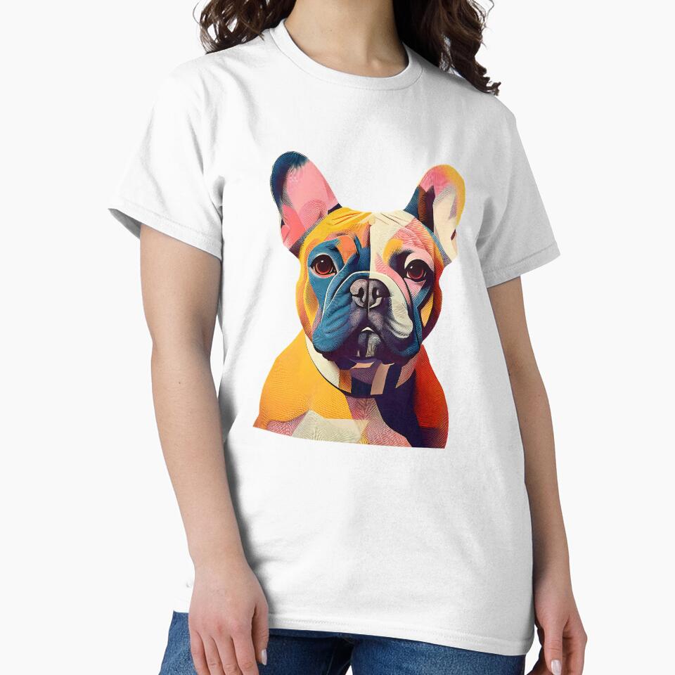 French Bulldog Minimal Bauhaus Art by OzzFrequency
