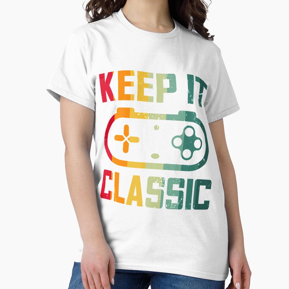Classic videogame controller retro gaming by Hypershirty