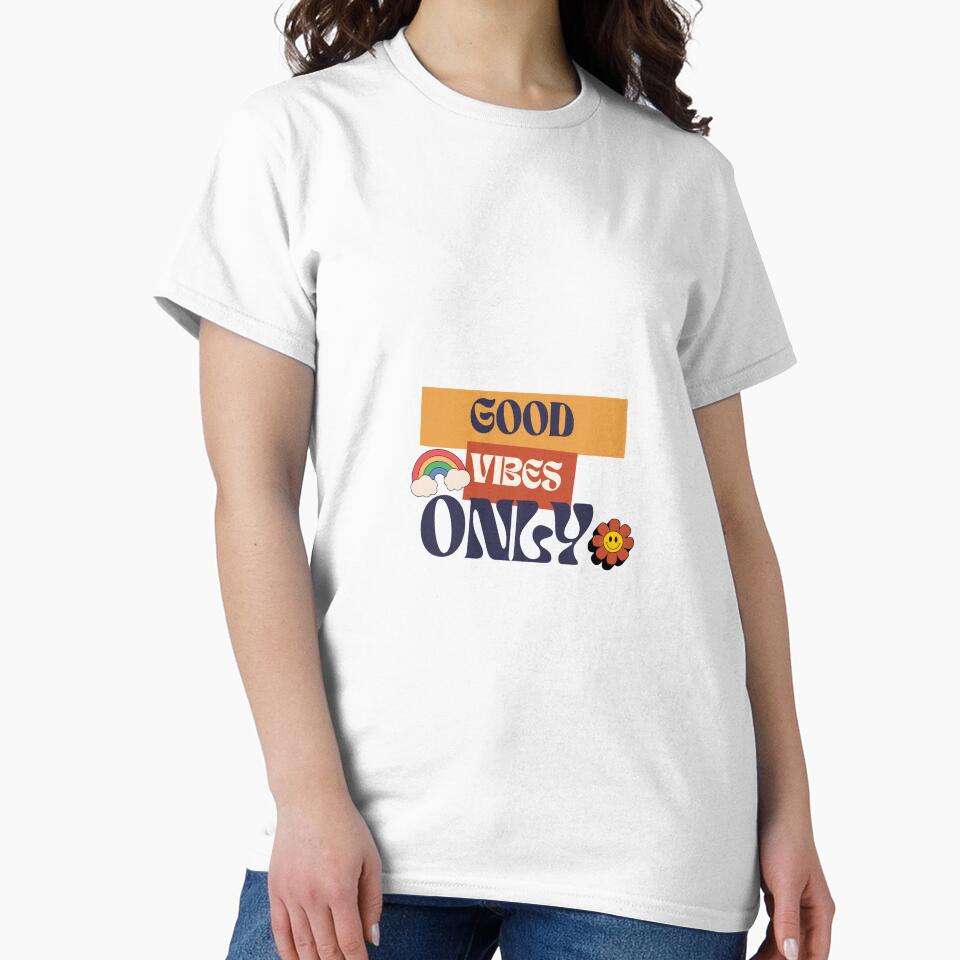 Good Vibes Only Retro Design by Kstyle93