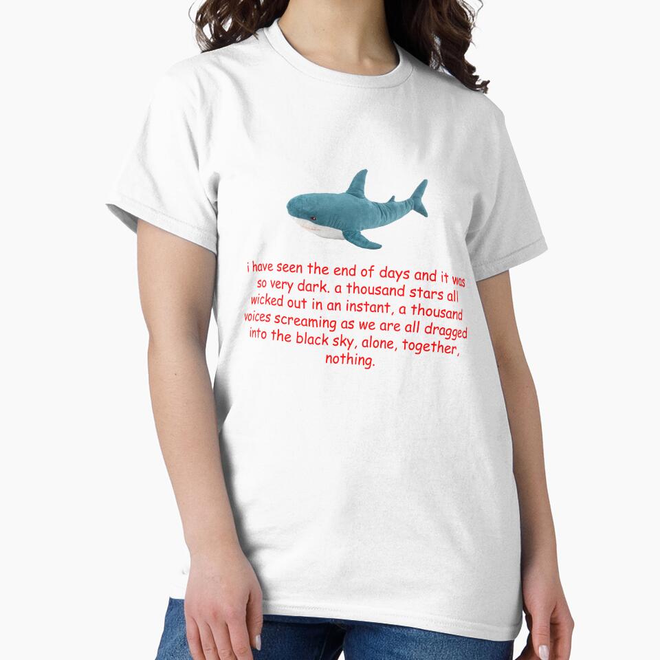 blahaj ikea shark existentialism by VeridissQuo
