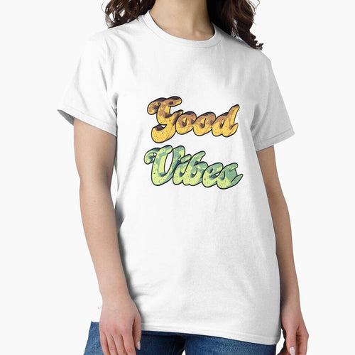 'Good Vibes' retro typography for positive energy by trepiu