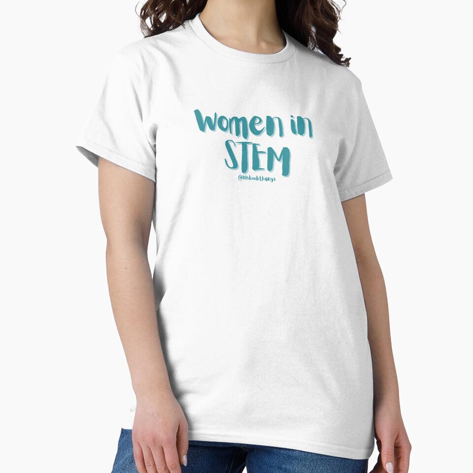 Women in STEM, v19c, blue/green | @lilsboobthangs by lilsboobthangs