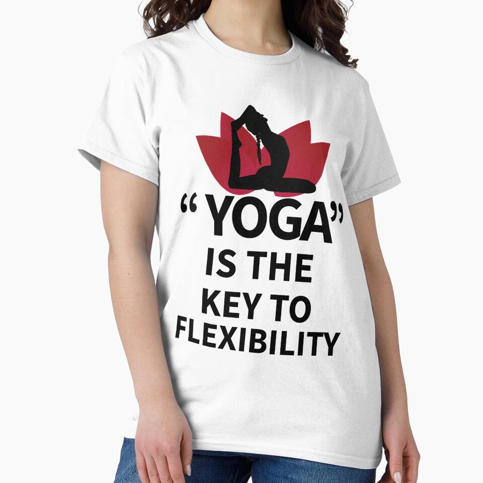 "Yoga is the Key to Flexibility" by vinodsatin