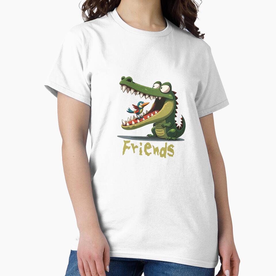 Friends: Crocodile, Little Bird by Inklivion