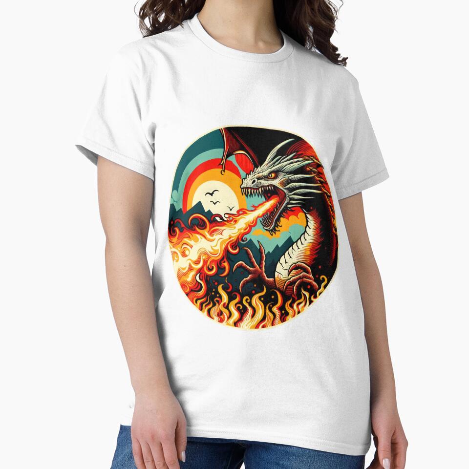 vintage Fire Fury of the Dragon by Expressions-Sel