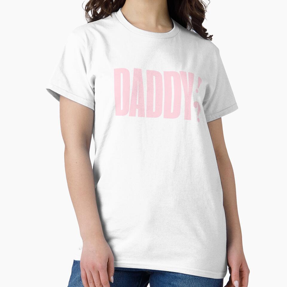 Daddy?! Aesthetic Pastel Pink Bold Lettering by eMKa82
