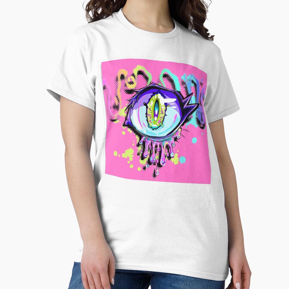 Glowing Hexagon Eye by PsycheZenith