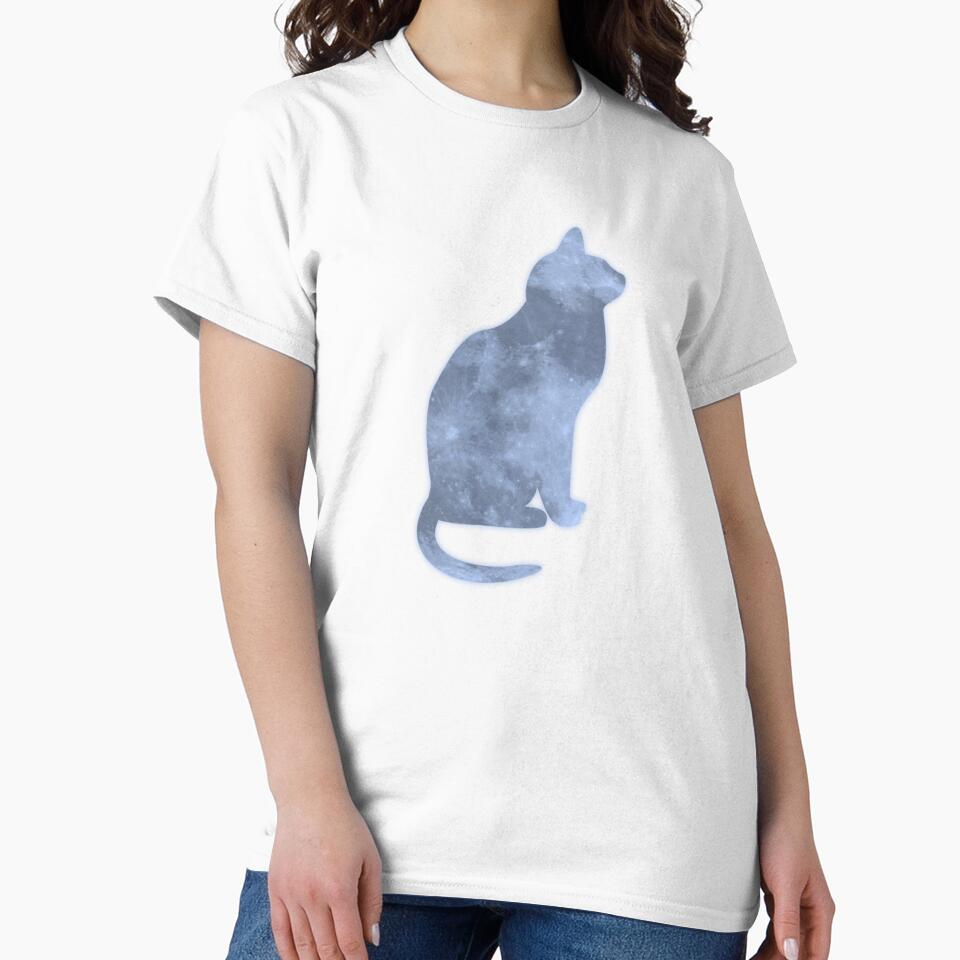 Blue Moon Cat Silhouette by wonderxwander