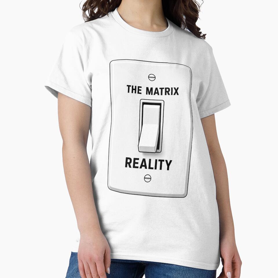 Log Out Of The Matrix Funny Freedom Reality Minimalist Meme by PixelPublishing