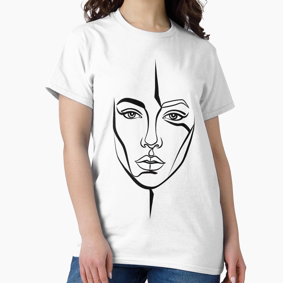 Minimalist Abstract Portrait by UrbanPrts