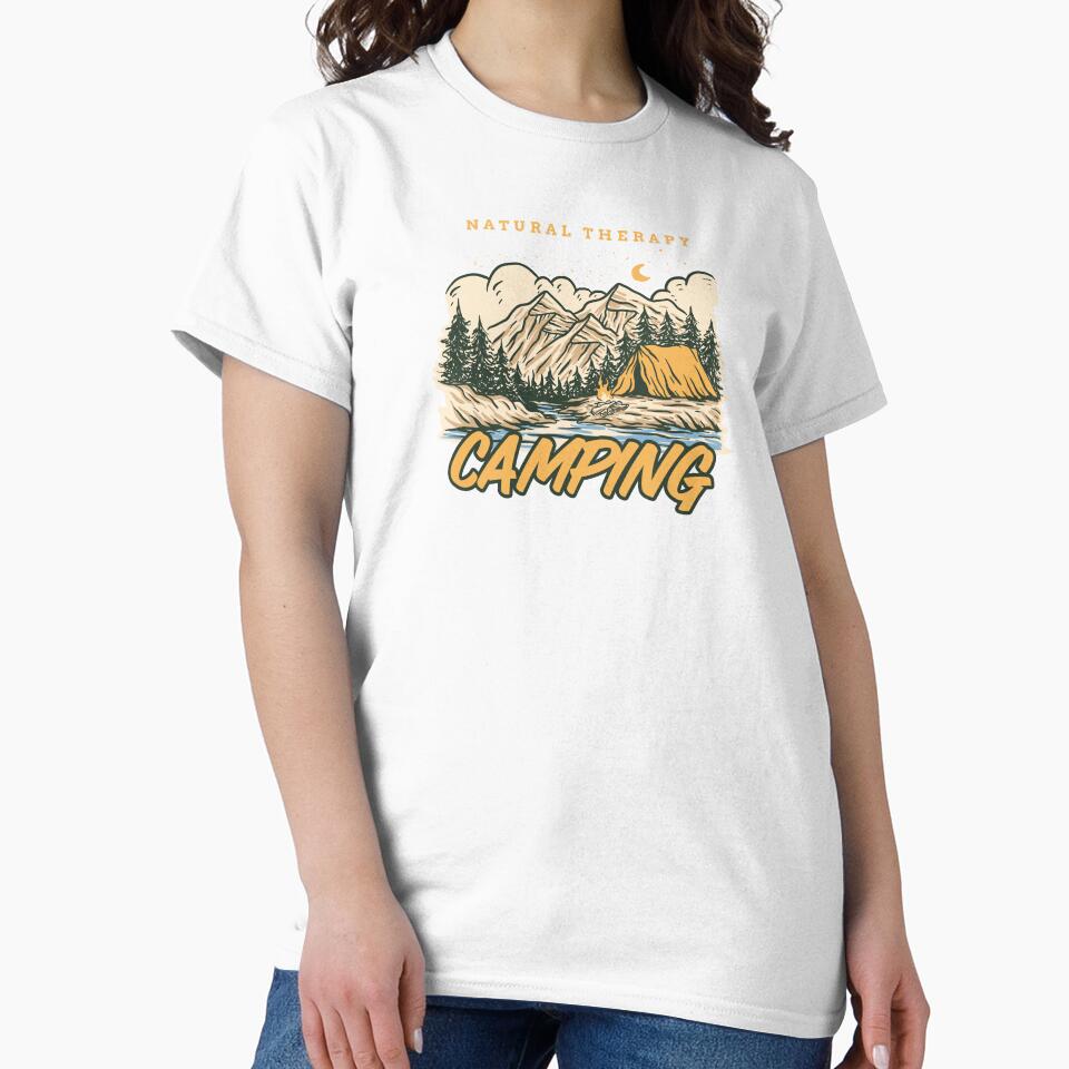 Camping Natural Therapy - Outdoor Camping Design by PrintedFeels