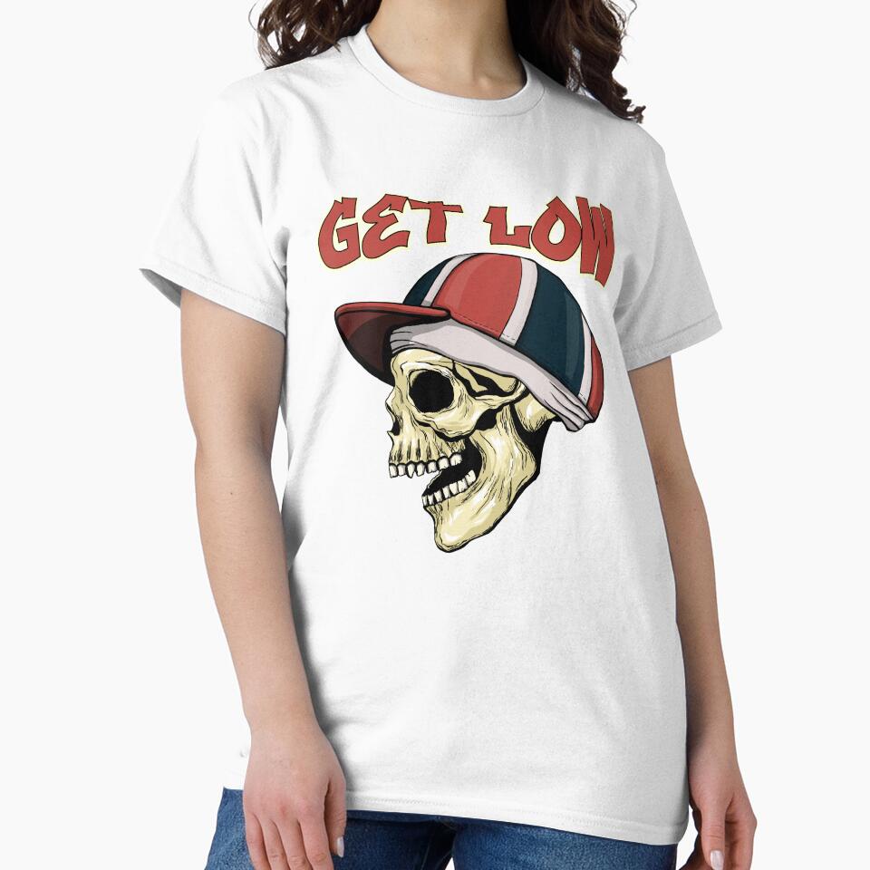 Get Low - Hip Hop Skull // Hip Hop Quote by MagicEyesOnly