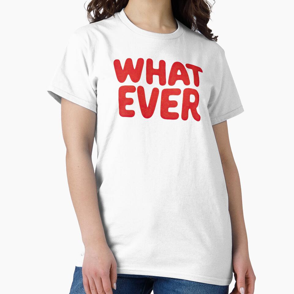 Whatever — Bold Red Attitude Text by TheMemeVault