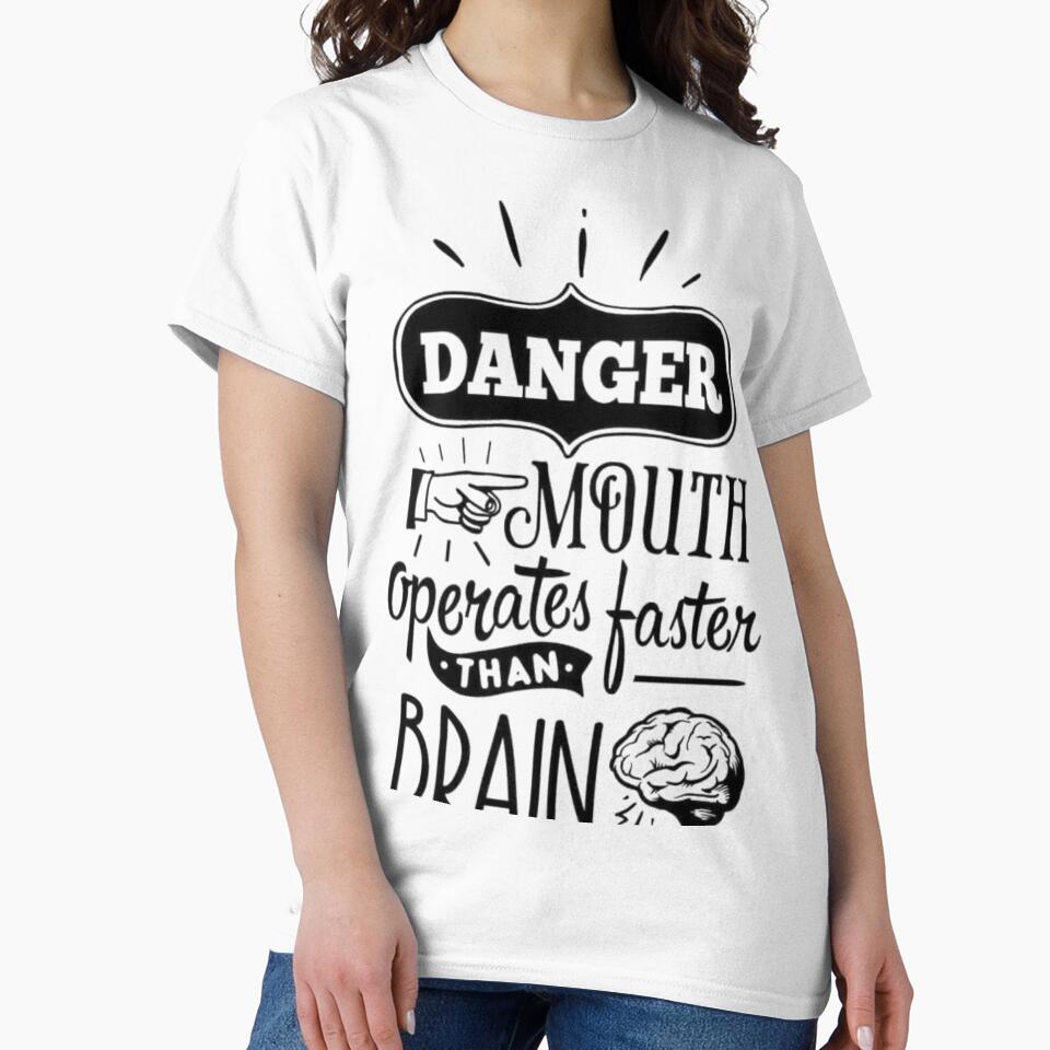 Danger mouth Operates Faster Than Brain by INKRebelGraphic