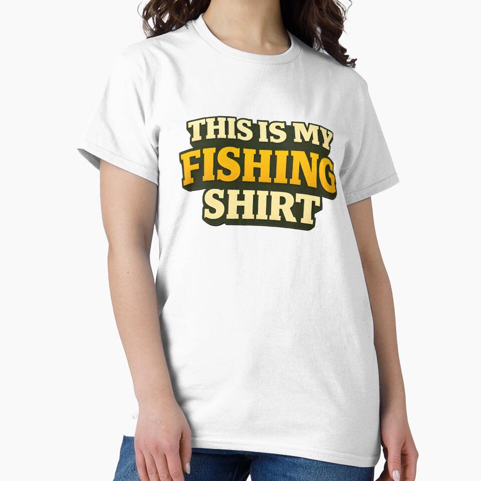 This Is My Fishing Shirt – Funny Fishing Statement by SVALANART