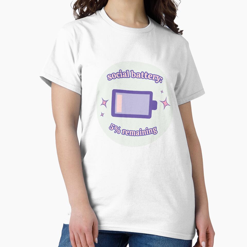 Social Battery Low by thegirlyshoppe