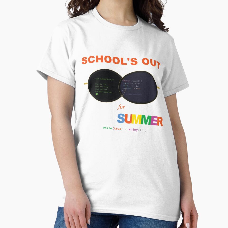 No School Just Fun Terminal Code Humor – School Out For Summer 2026 by VenDecoArt
