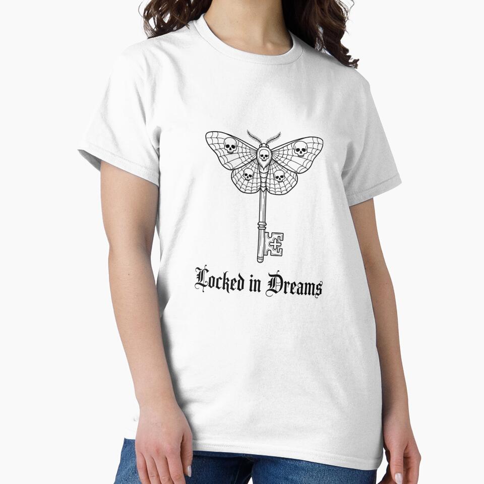 Locked In Dreams Gothic Moth Skeleton Key Dark Academia by Ortsas