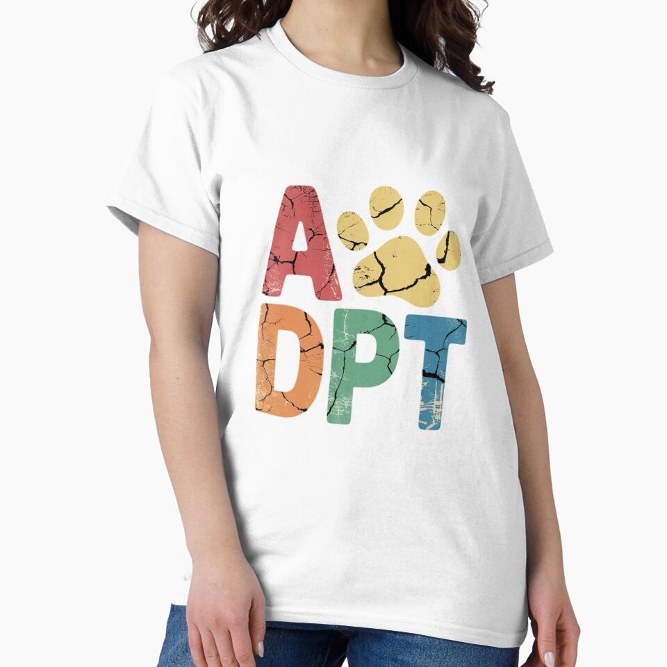 Vintage Rainbow Adopt A Dog Rescue Foster Adoption Month by NailMolisa