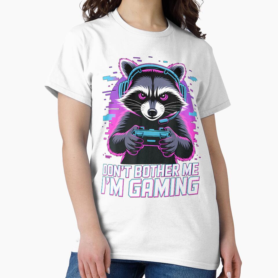 Raccoon Gaming Don'T Bother Me I'M Gaming by MavisJoseph