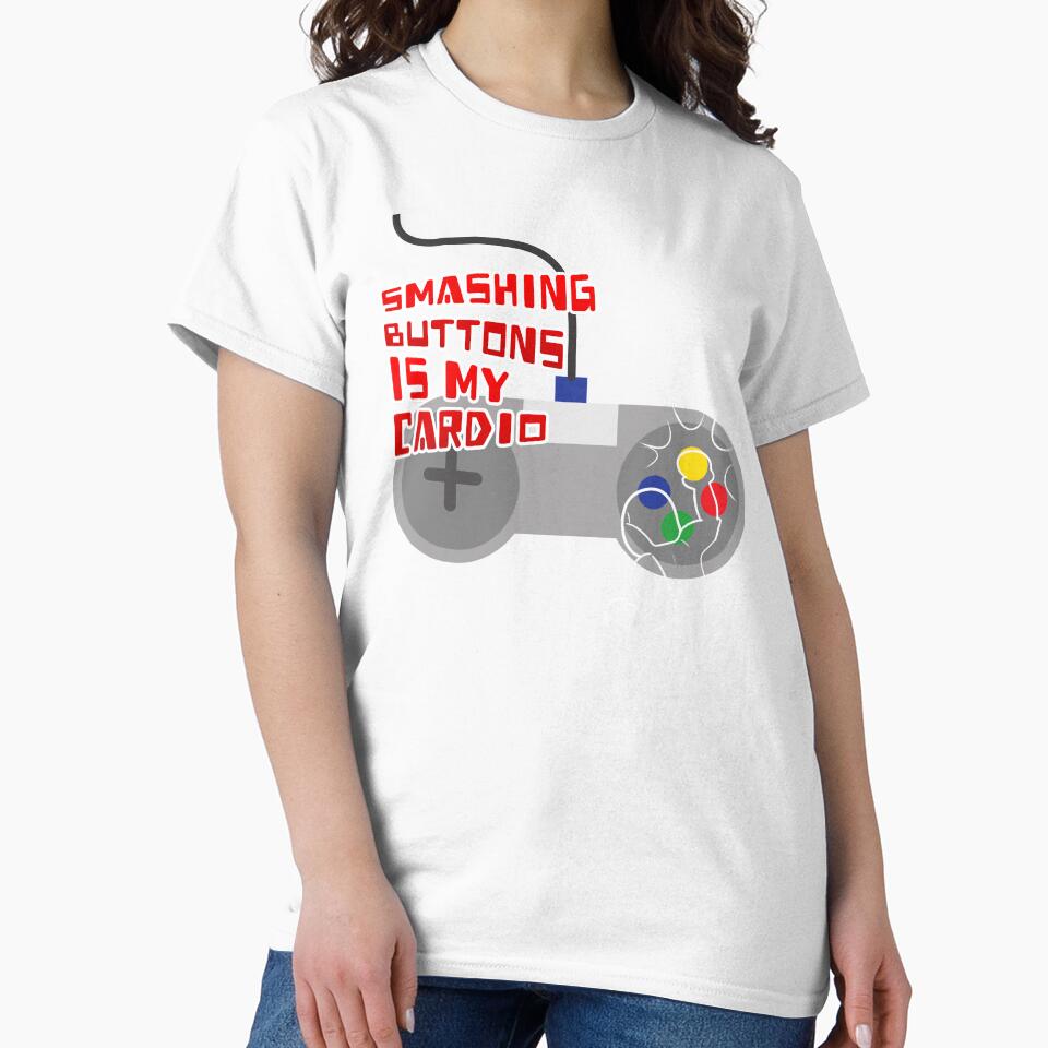 Smashing Buttons Is My Cardio by JoseloRochaArt