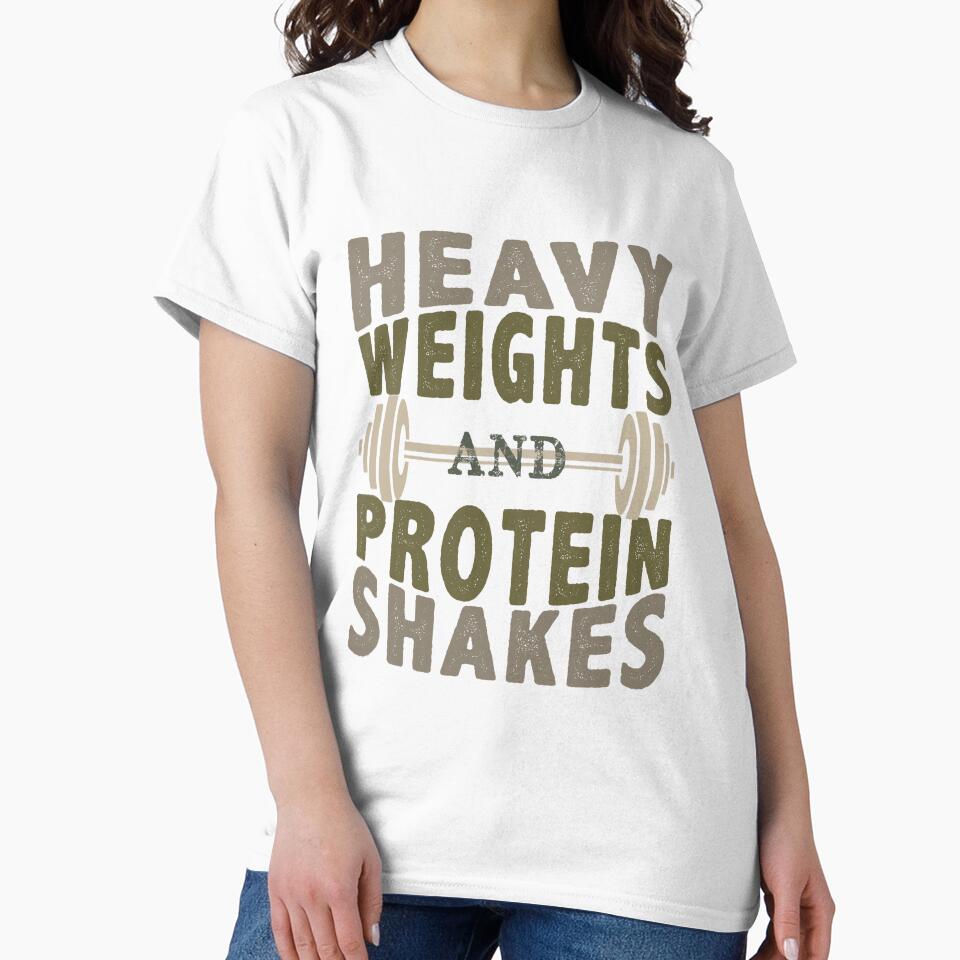 Heavy Weights And Protein Shakes For Gym Enthusiasts by EmiAndMike