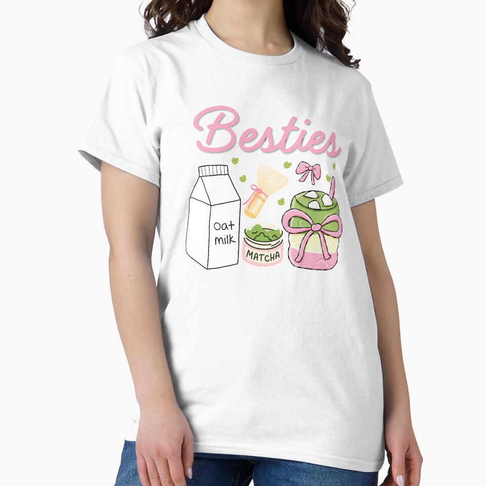 Besties Cute Oat Milk and Matcha Lover by thebest-2studio
