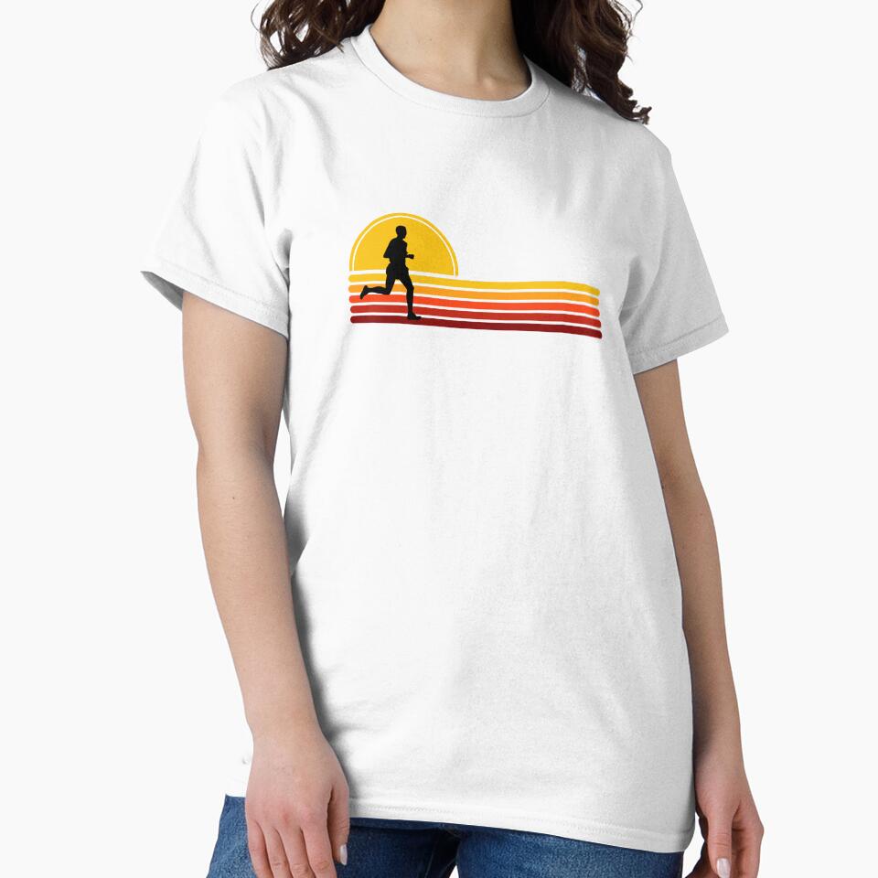 Run Free - Runner - Yellow Sunset by HeatherPore