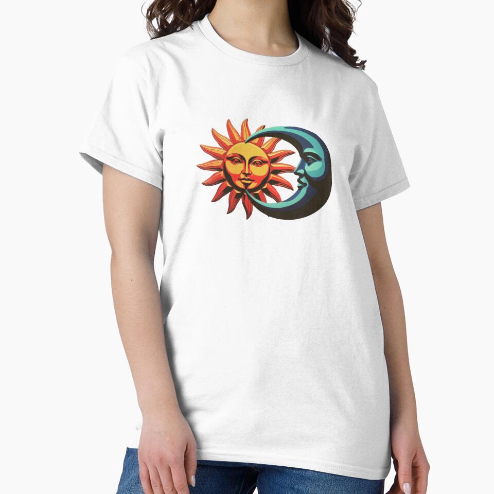 Sun and Moon Faces – Bold Celestial Art Symbolizing Cosmic Balance by Kristylynn757