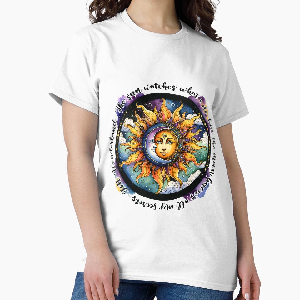 The sun waches what I do but the moon knows all my secrets art by Jomack1