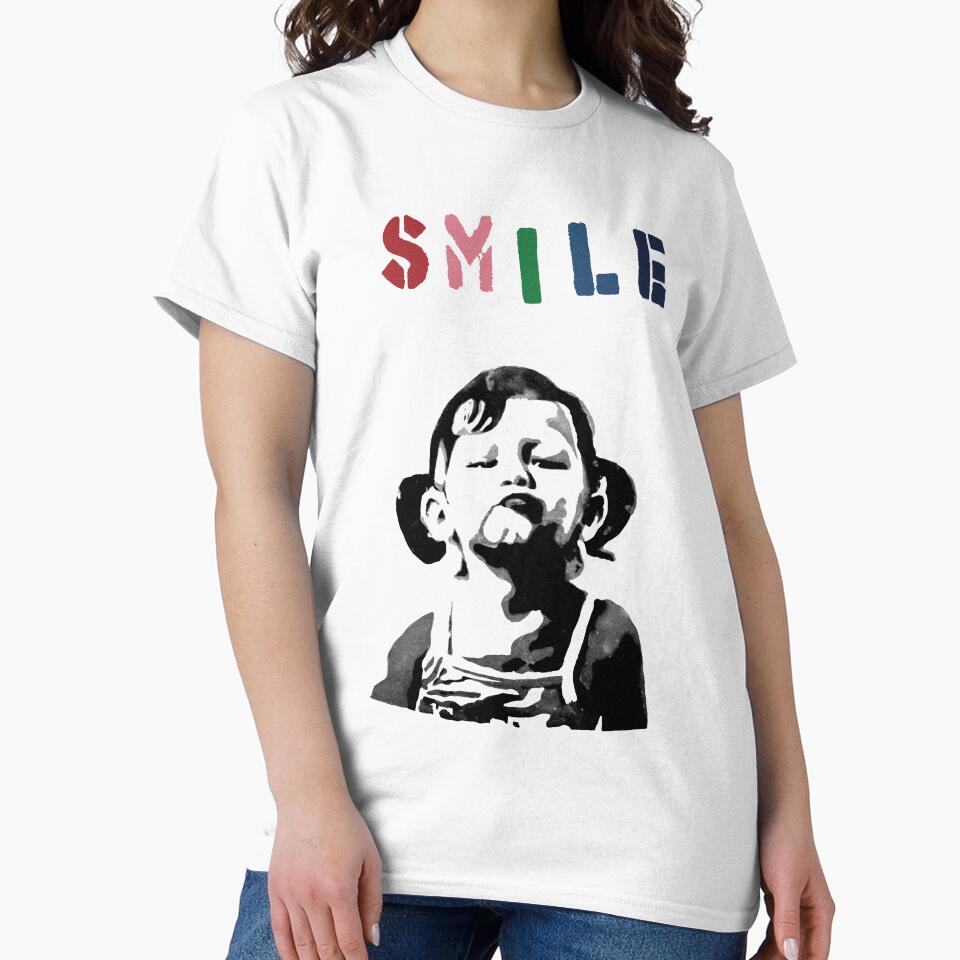 Banksy - Smile by STREETARTCORNER