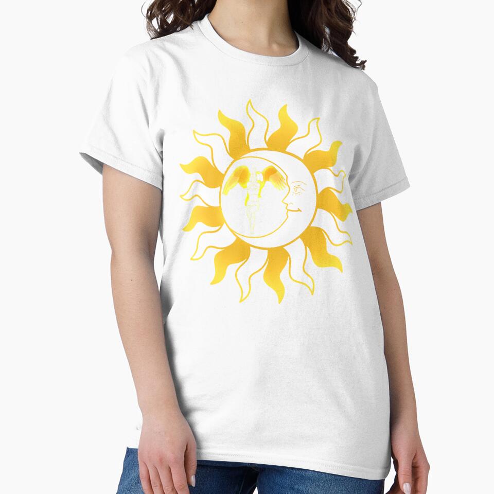 Yoga Eagle Pose With Sun And Moon by TeesFashion