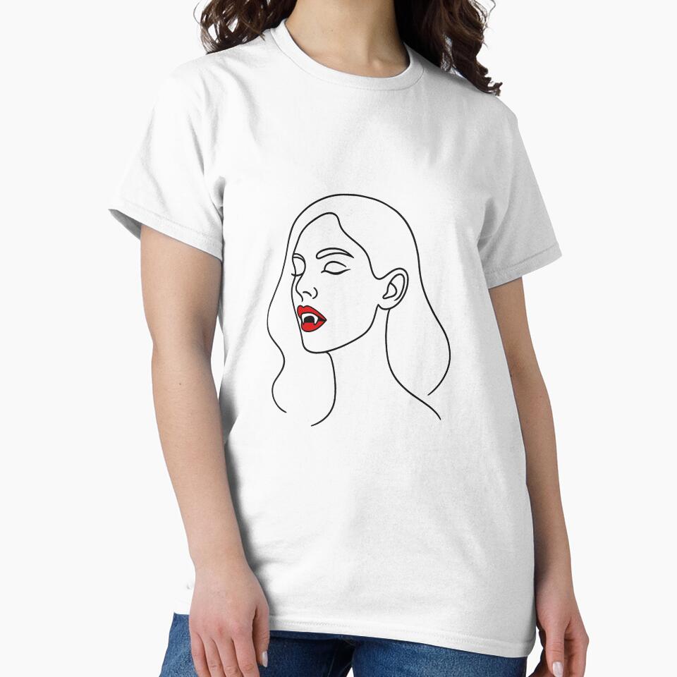 One-Line Vampire – Minimalist Elegance by Bratak