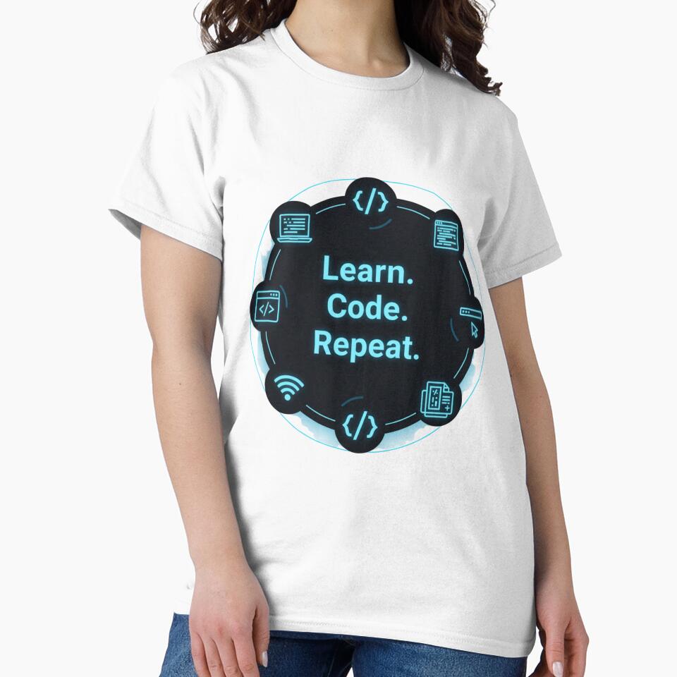 Learn. Code. Repeat. – Modern Design for Programmers & Tech Students by Amr Darwish Graphic designer