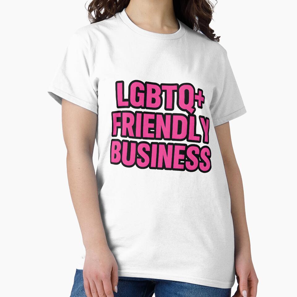 LGBTQ+ Friendly Business – Bold Pink Statement by Haus Of Sin