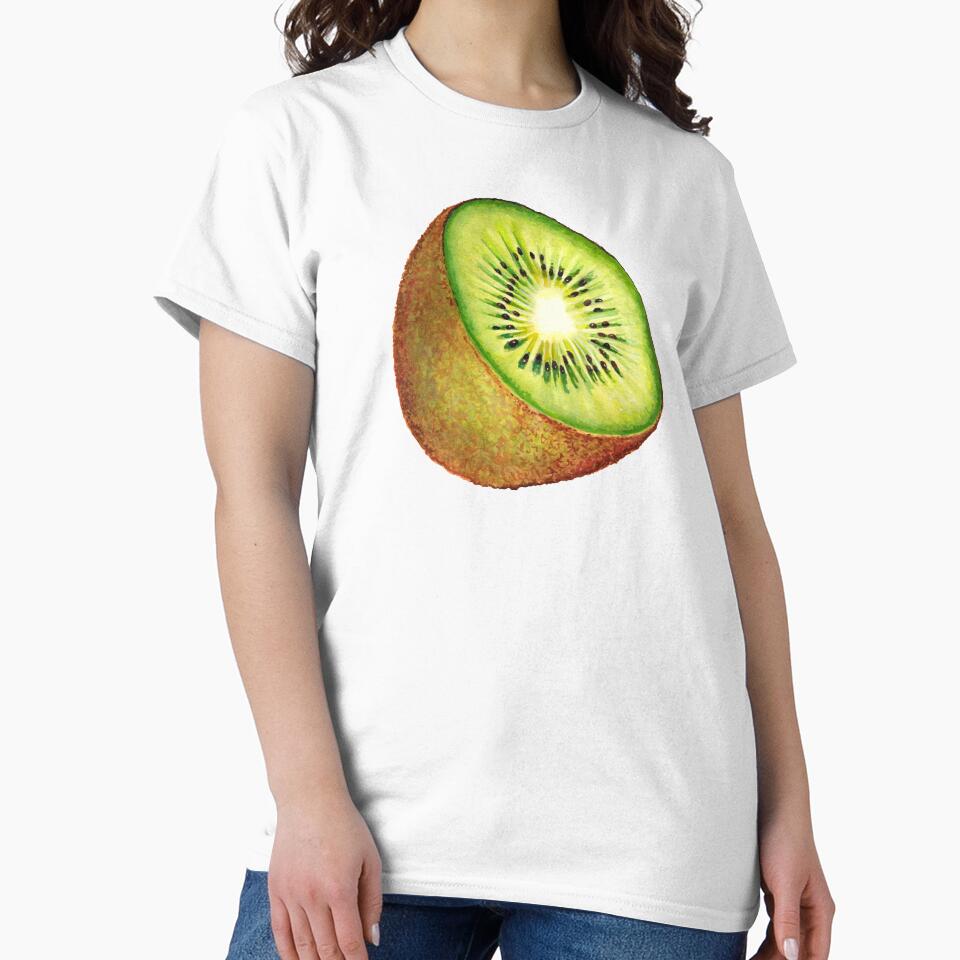 Kiwi Pattern - White by Kelly  Gilleran