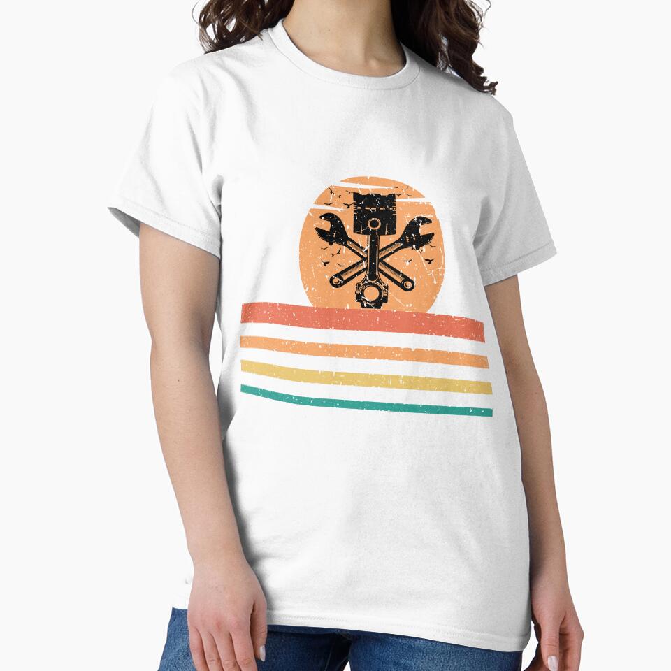 Mechanic Retro Vintage Design For Mechanic Lover Maintenance Mechanic Gift by Thecitiesstore