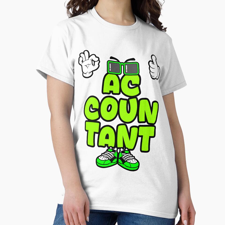 Accountant - WORK Comic Character Bold Urban by NFTWords
