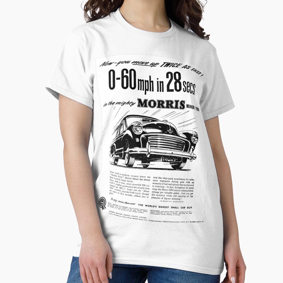 Morris Minor classic car advert, 1957 by Random Railways