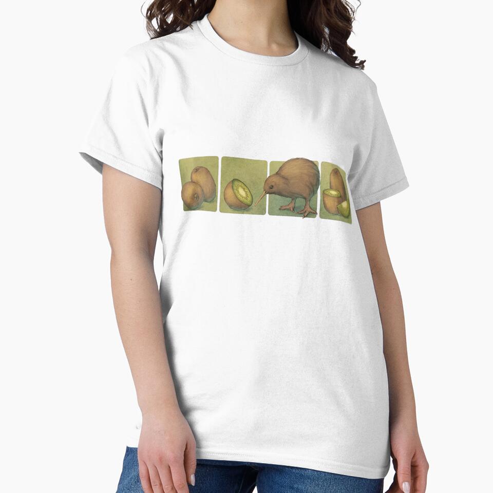 Among Us: Kiwi Bird and Kiwi Fruit by Mazarineart